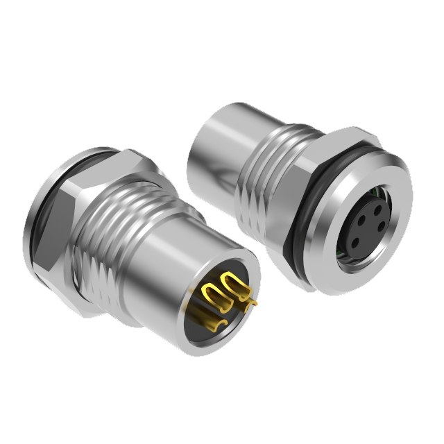 【54-00546】CONN RCPT FMALE 4P GOLD SLDR CUP[バルク]