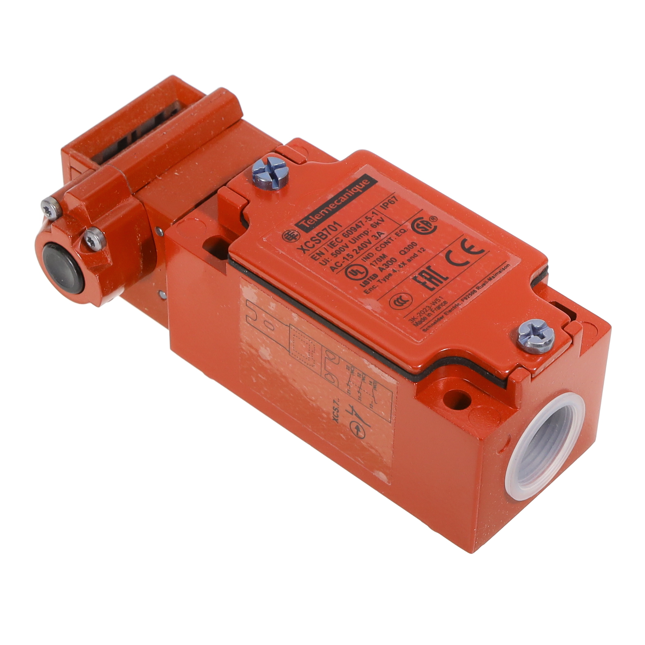 【XCSB701】INTERLOCK KEY LOCKING 3PST