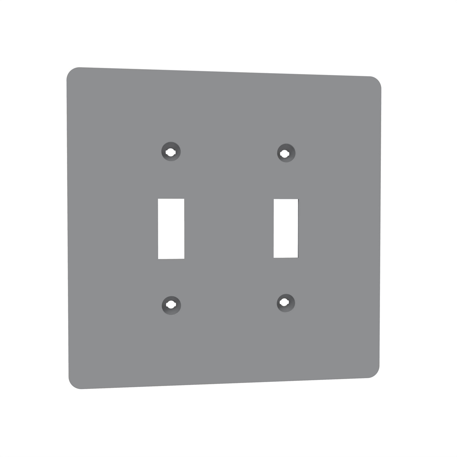 2-GANG MID+ TOGGLE SWITCH WALLPL【SQWS121002GY】