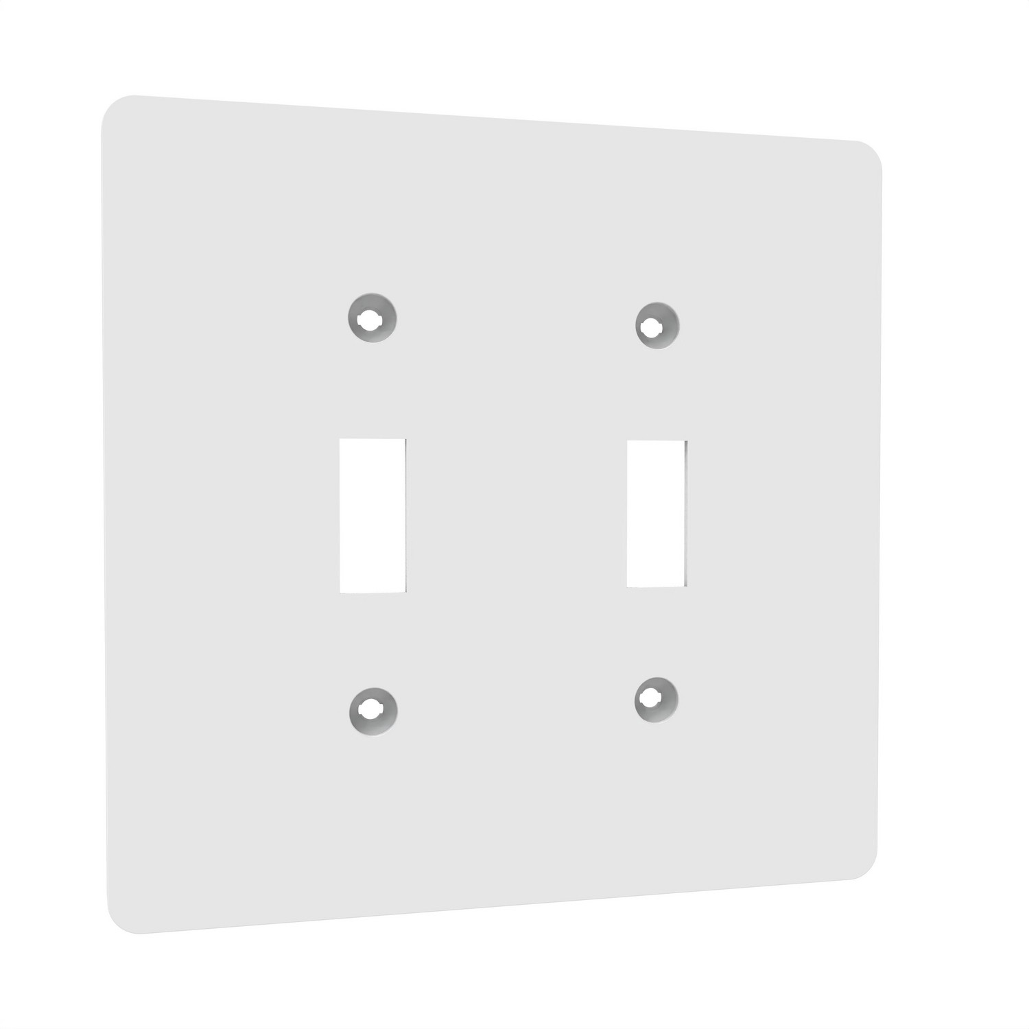 2-GANG MID+ TOGGLE SWITCH WALLPL【SQWS121002WH】
