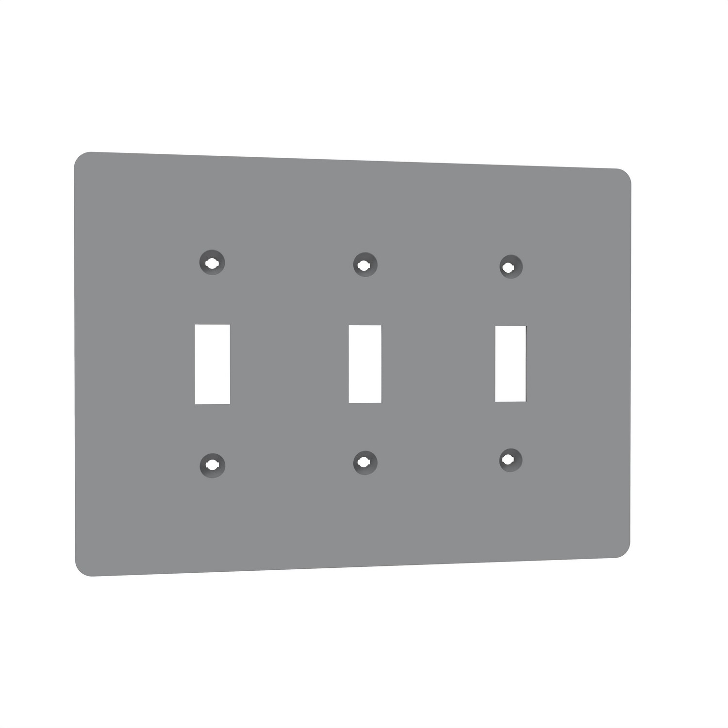 3-GANG MID+ TOGGLE SWITCH WALLPL【SQWS121003GY】