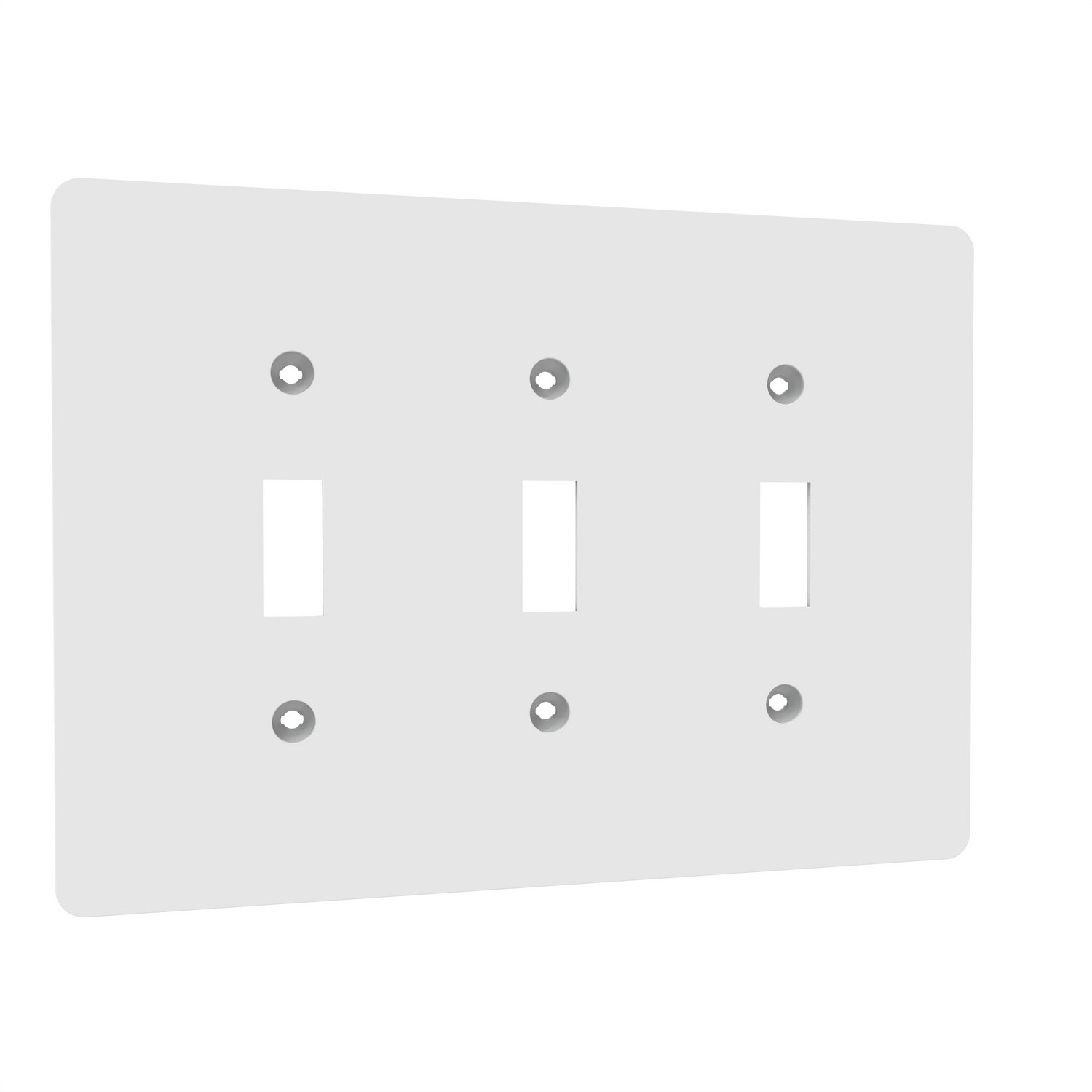 3-GANG MID+ TOGGLE SWITCH WALLPL【SQWS121003WH】