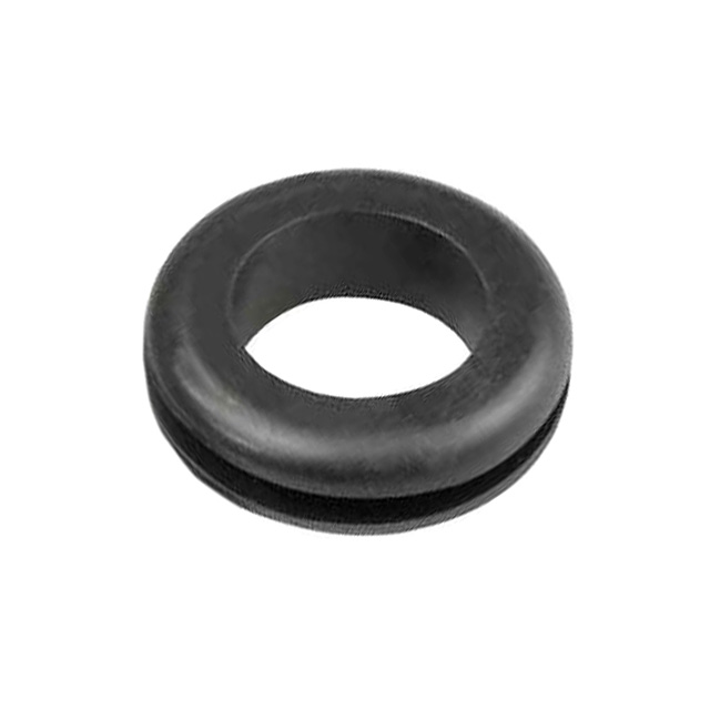 【GRO037061A】GROMMET 0.250" PVC BLACK
