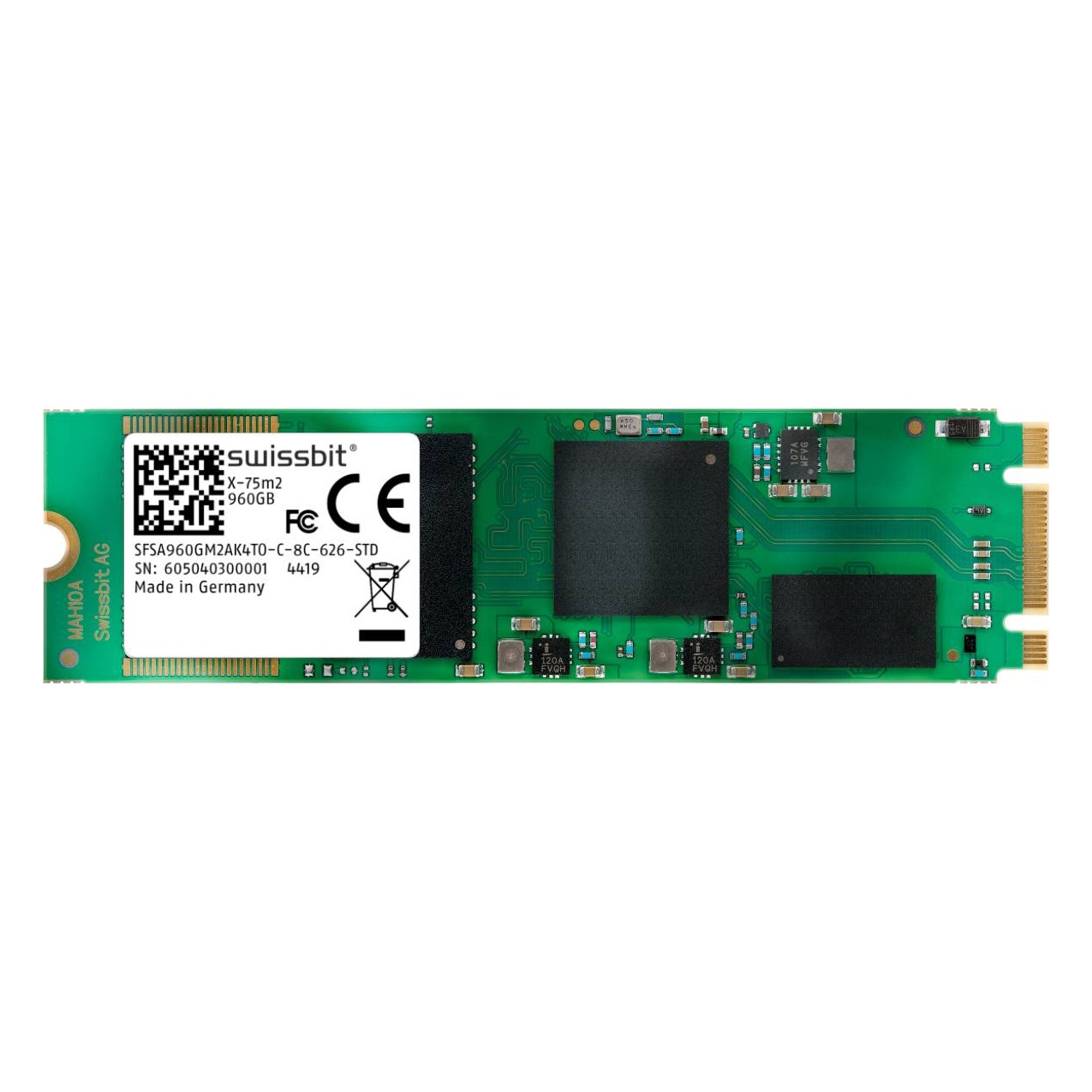 【SFSA320GM2AK2TB-I-XC-52K-STD】INDUSTRIAL M.2 SATA SSD, X-78M2[バルク]