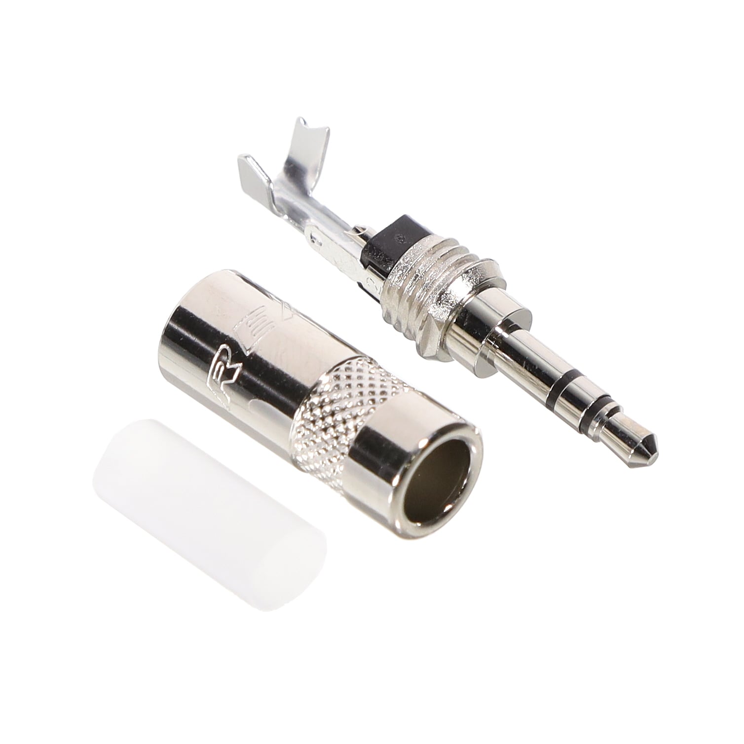 【NYS231L】PLUG 3.5MM STEREO - NICKEL/SILVE