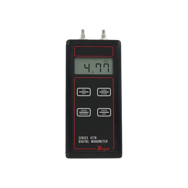 【477B-1】HANDHELD DIGITAL MANOMETER, 0 TO