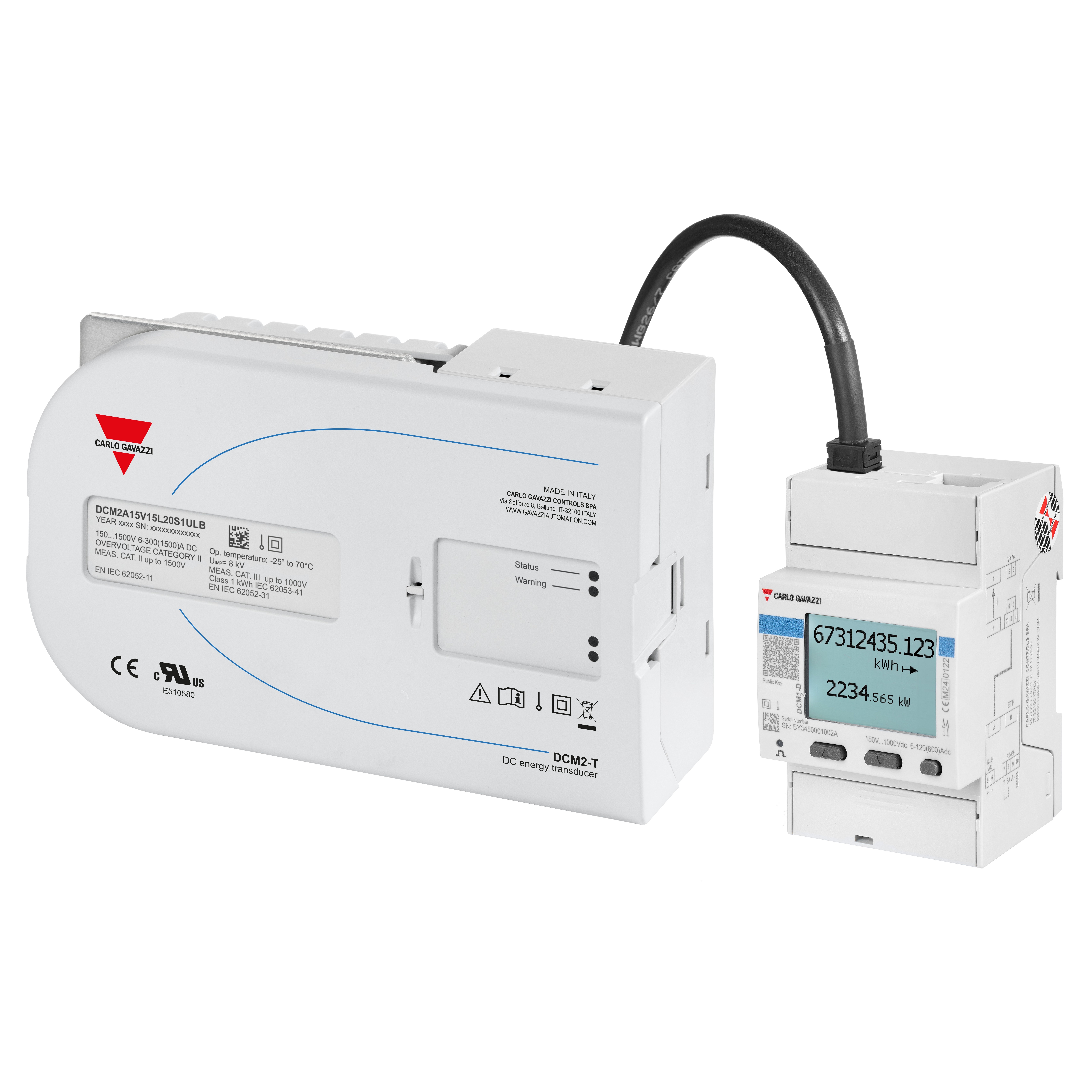 【DCM2A15V15L20S2XXB】DC METER, 1500 V 1500 A, ETH+RS4
