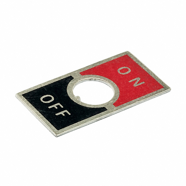【AT211】PLATE ON OFF RD/BK 6MM THR BUSH