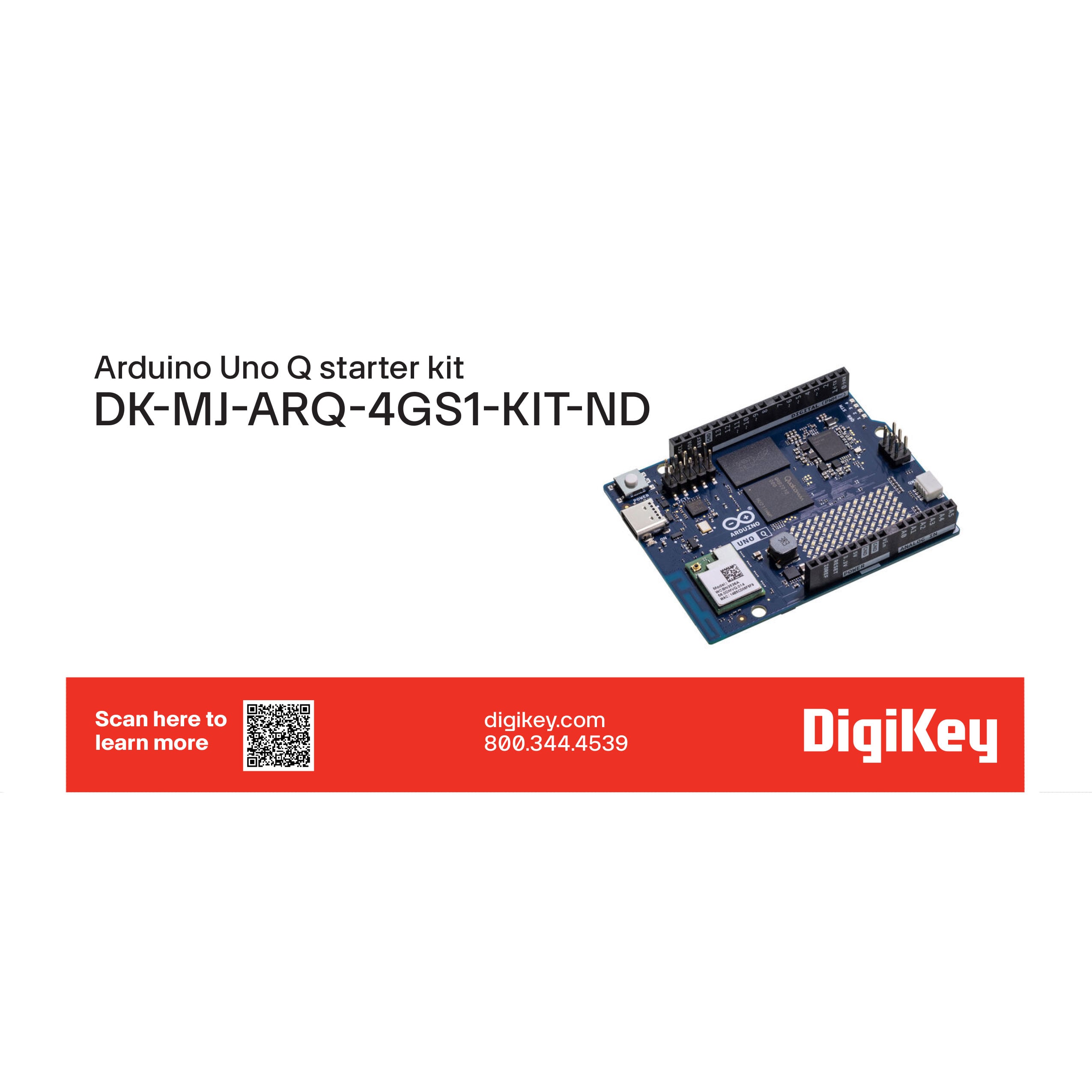 【DK-MJ-ARQ-4GS1】Arduino Uno Q starter kit[バルク]
