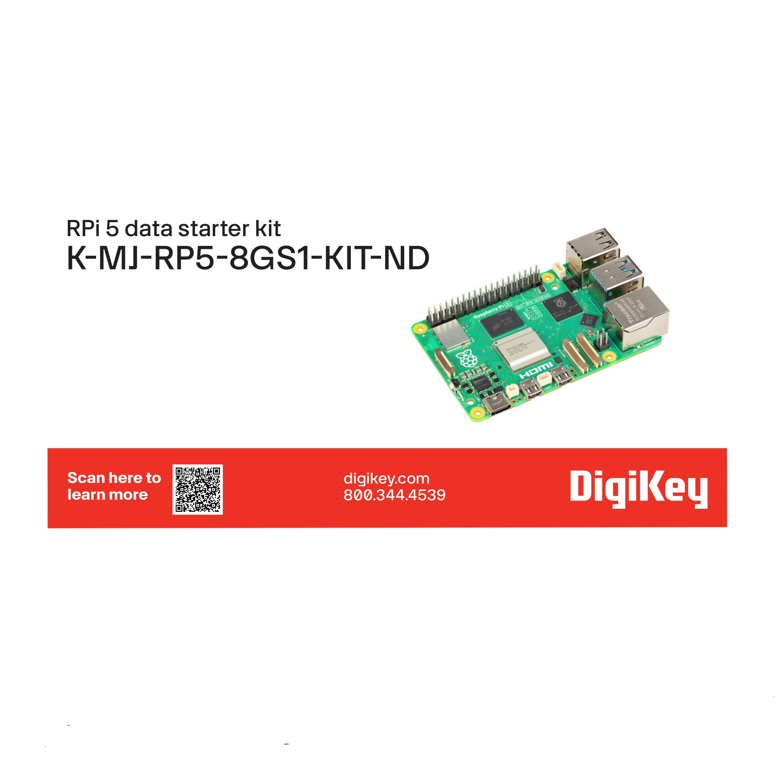 【K-MJ-RP5-8GS1】RPi 5 data starter kit