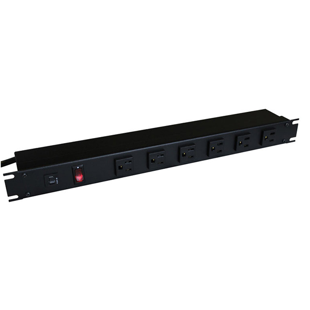 POWER STRIP 19" 15A 6OUT 6'CORD【1582H6C1BKRA】