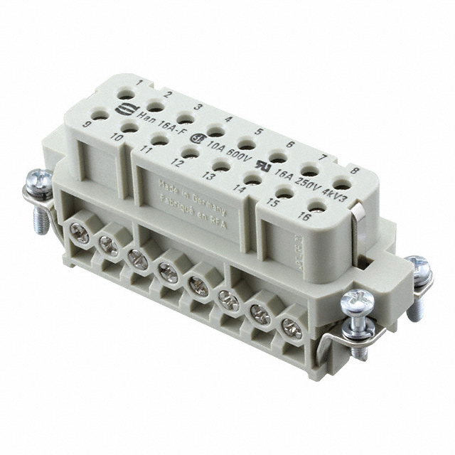 【09200162814】HAN 16A FEMALE SCREW TERMINAL IN