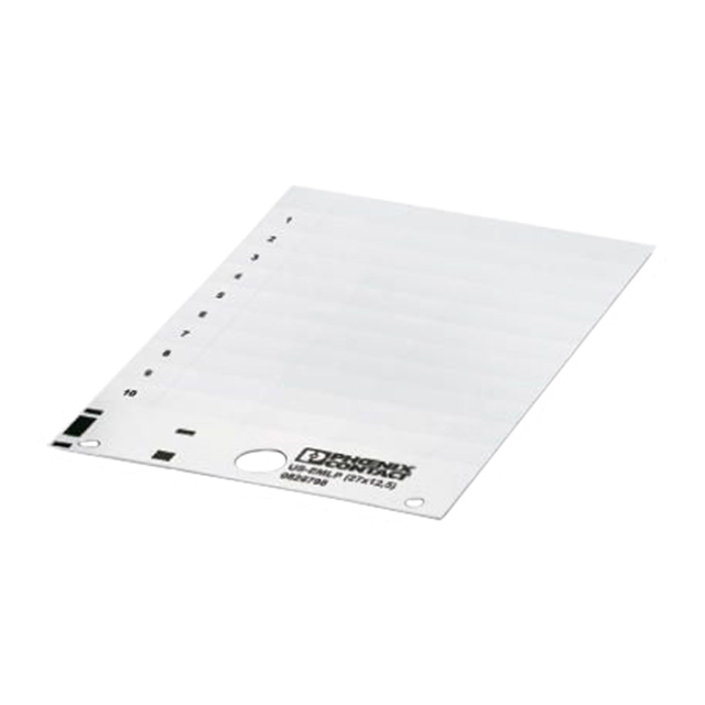 【0828798】PLASTIC LABEL CARD WHITE UNLABEL