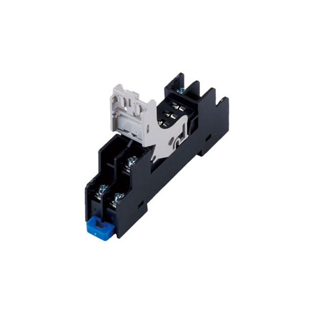 RELAY SOCKET 5 POSITION DIN RAIL【SJ1S-05BW】