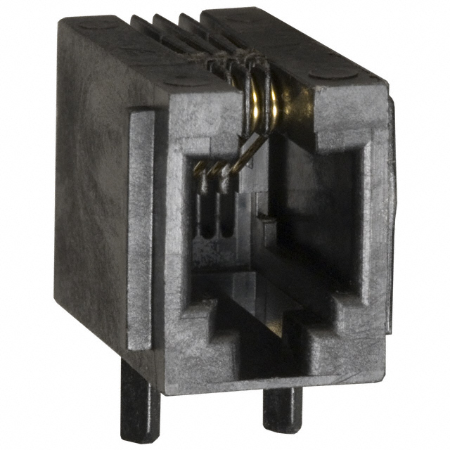 【68897-001LF】CONN MOD JACK 4P4C R/A UNSHLD