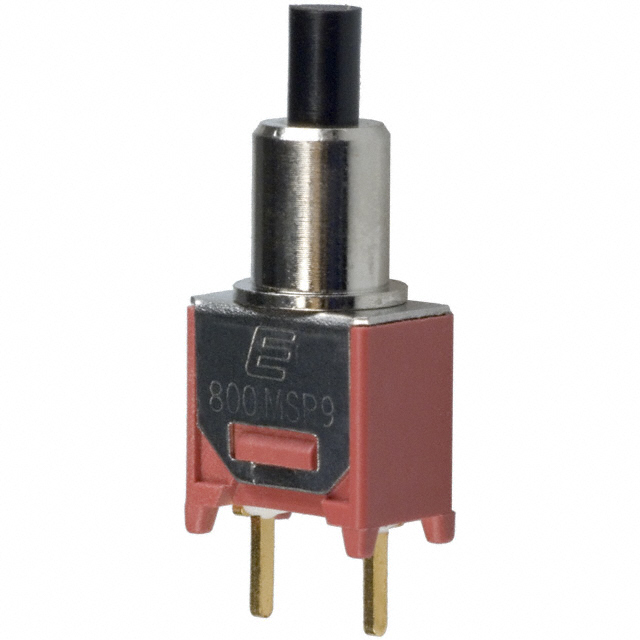 【800SP9B6M2RE】SWITCH PUSH SPST-NO 0.4VA 20V