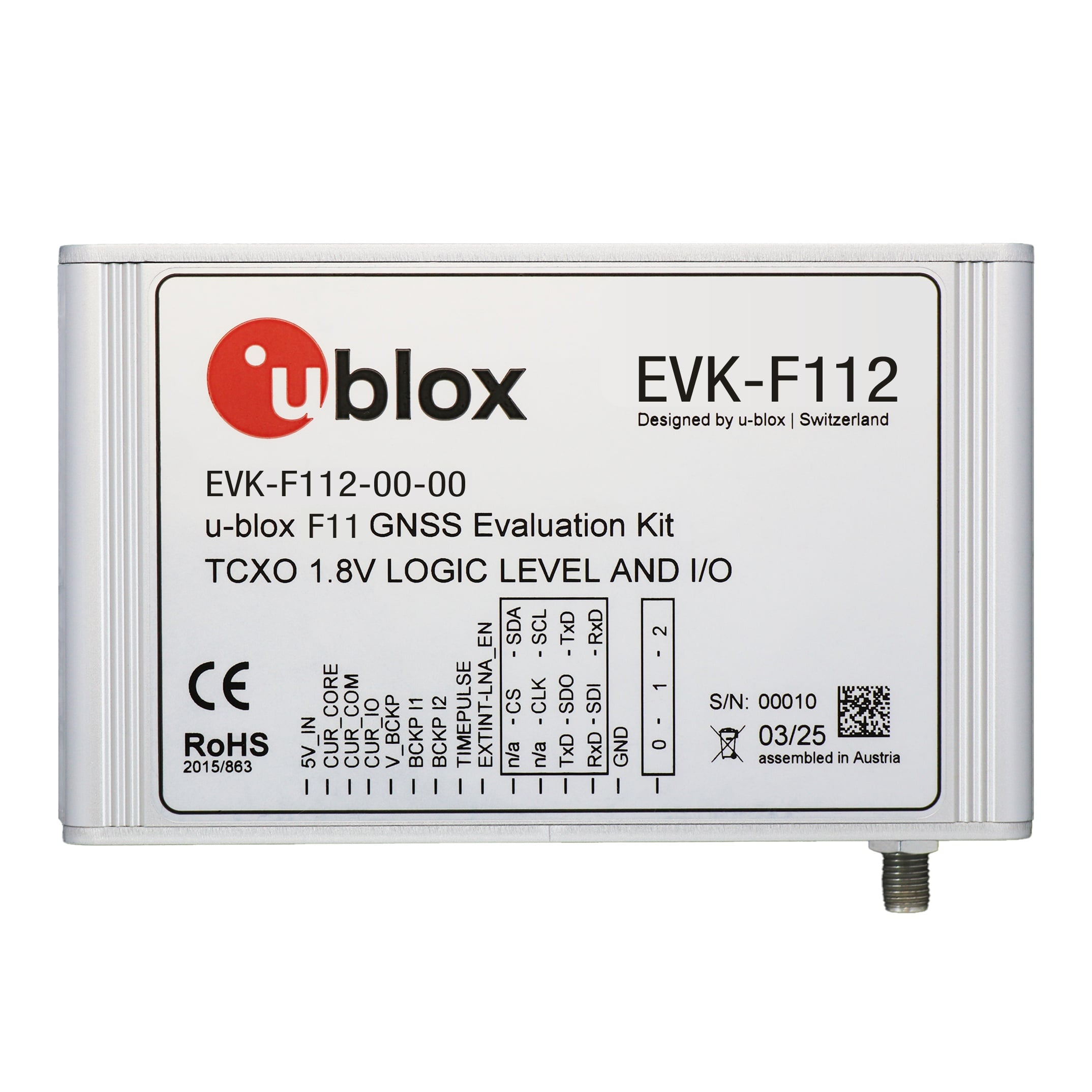 【EVK-F112-00】GNSS EVAL KIT, M11 & F11 MODULES