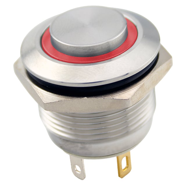 【PBM6-M-R2GR3-R-SS-67】PUSH BUTTON, SPST-NO, OFF-(ON),