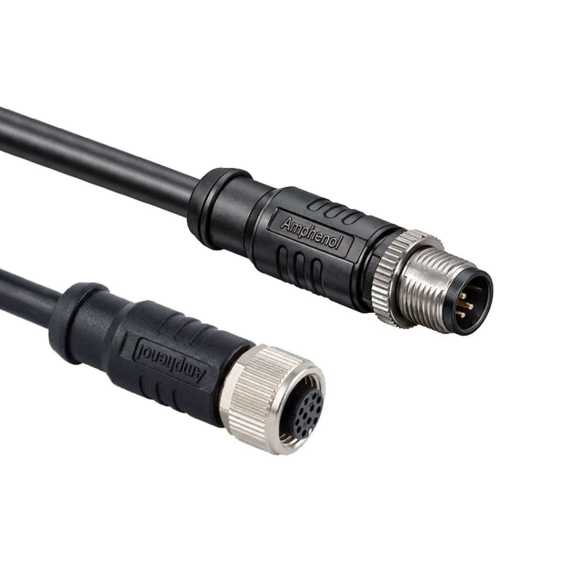 【MSAS12ML-SASFL-SB020】M12 METRIC CIRCULAR CONNECTOR, A[バッグ]