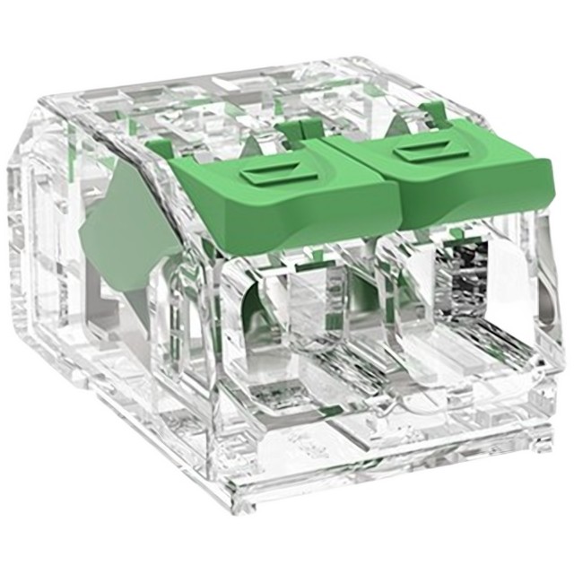 【DGBSC-SG01/4-02P】4MM/2 CONNECTION/GREEN/PUSH IN[バルク]