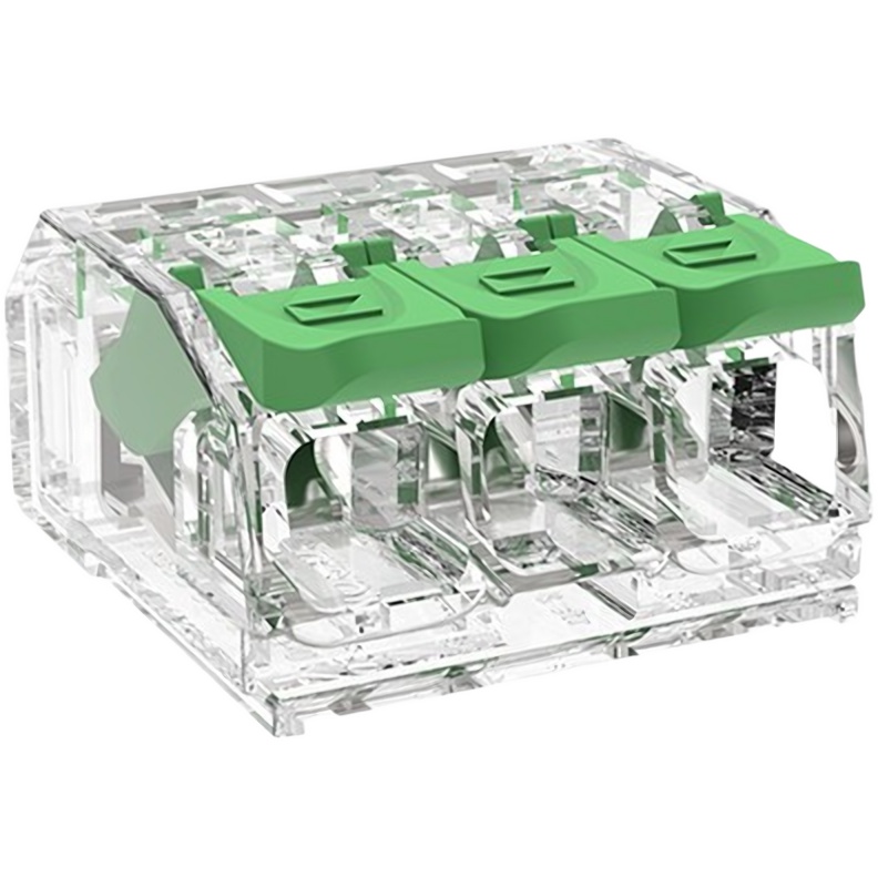 【DGBSC-SG01/4-03P】4MM/3 CONNECTION/GREEN/PUSH IN[バルク]