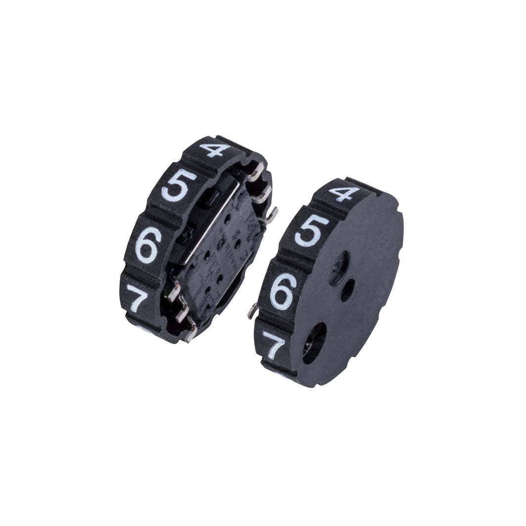 【DH2 01ARSMT004】THUMB WHEEL SWITCHE BCD 10POS SM[テープ＆リール（TR）]