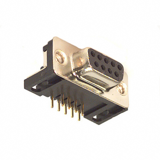 【182-009-213R171】CONN D-SUB RCPT 9POS R/A SOLDER