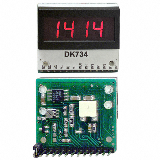 【DK735】VOLTMETER 2VDC LCD PANEL MOUNT