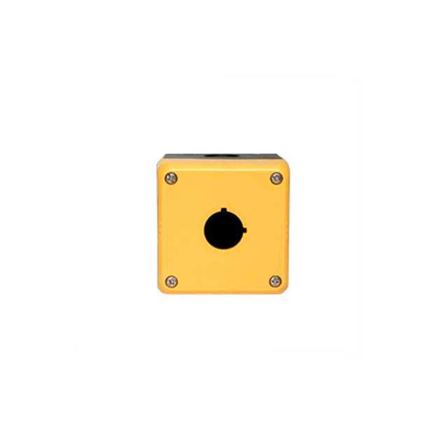 ENCLOSURE 1 HOLE BOX YELLOW【FB1W-111Y】