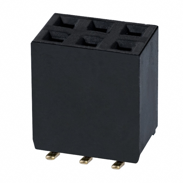 【NPPC032KFMS-RC】CONN HDR 6POS 0.1 GOLD SMD