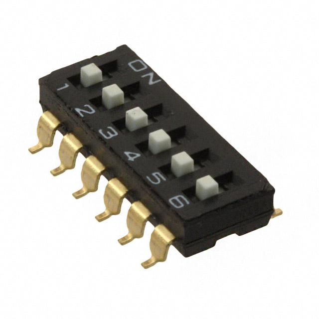 【A6S-6104-H】SWITCH SLIDE DIP SPST 0.025A 24V
