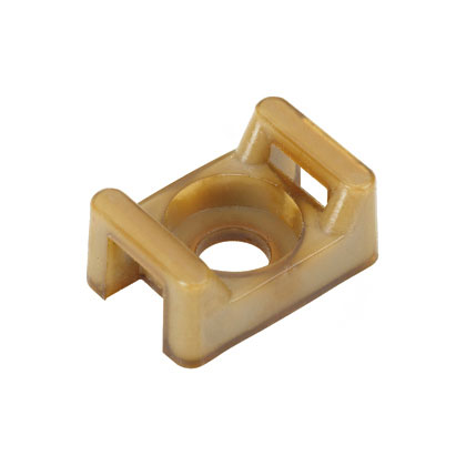 CABLE TIE HLDR DUAL SCREW #8 BRN【TM2S8-C71】