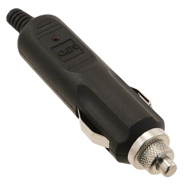 【APP-001-VO】AUTO PWR PLUG 12V 3A W/LED BLACK