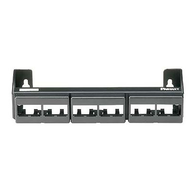 MINI COM 12-PORT WALL MOUNT MODU【CWPP12WBL】