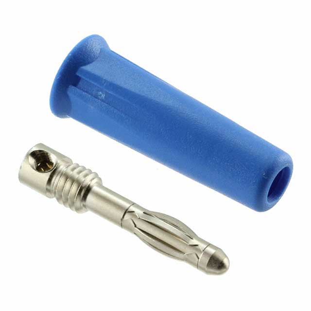 【CT2002-6】CONN BANANA PLUG SOLDER BLUE