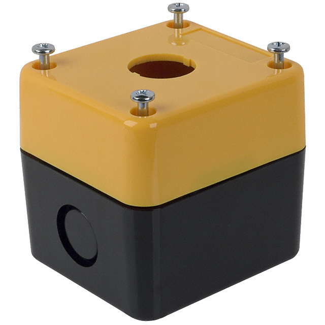 【A22Z-B101Y】CONTROL BOX 1 HOLE EMERGENCY YEL