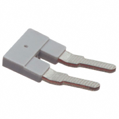 JUMPER TERM BLK 2POS FLAT PIN【0203153】