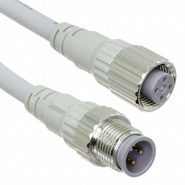 【XS2WD424G81F】CBL 4POS RCPT TO PLUG RA 16.4'
