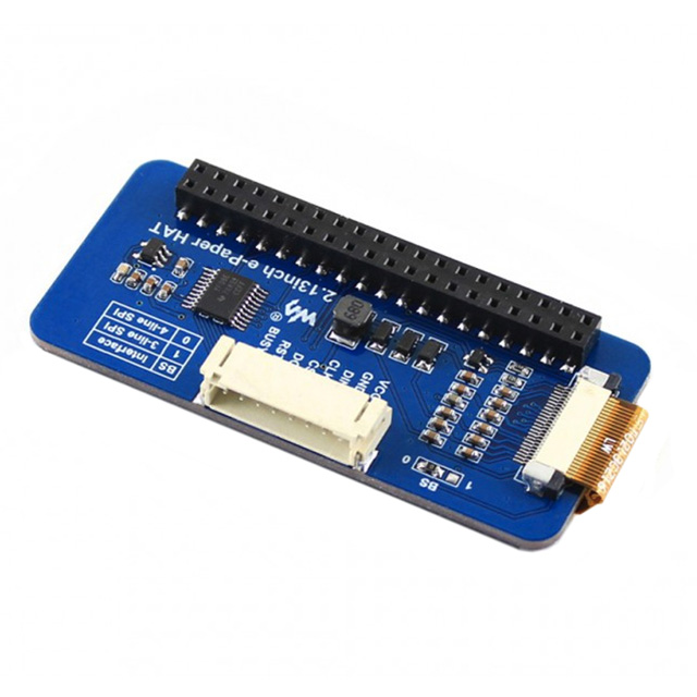 【104990422】2.13" EINK DISPLAY HAT RASPBERRY