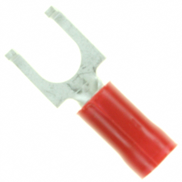 【8-328516-1】CONN SPADE TERM 16-22AWG #10 RED