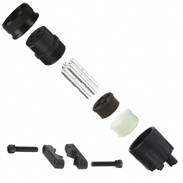 【ACC06E22-22R(025)】CONN PLUG FMALE 4P SILVER CRIMP