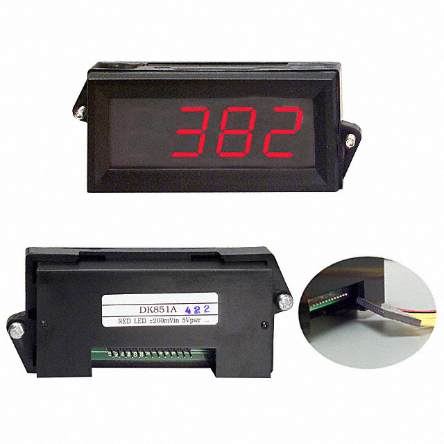 【DK852A】VOLTMETER 2VDC LED PANEL MOUNT