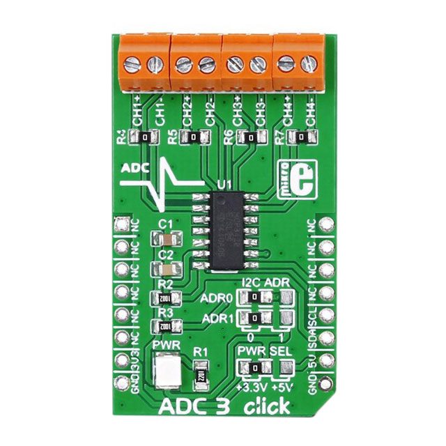 ADC3 CLICK【MIKROE-1894】