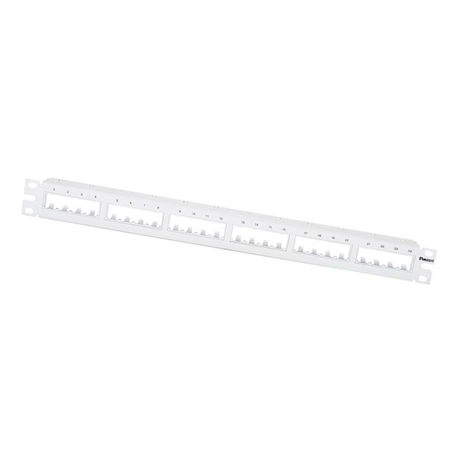 MINI COM 24 PORT FLUSH MOUNT PAT【CPP24FMWWH】
