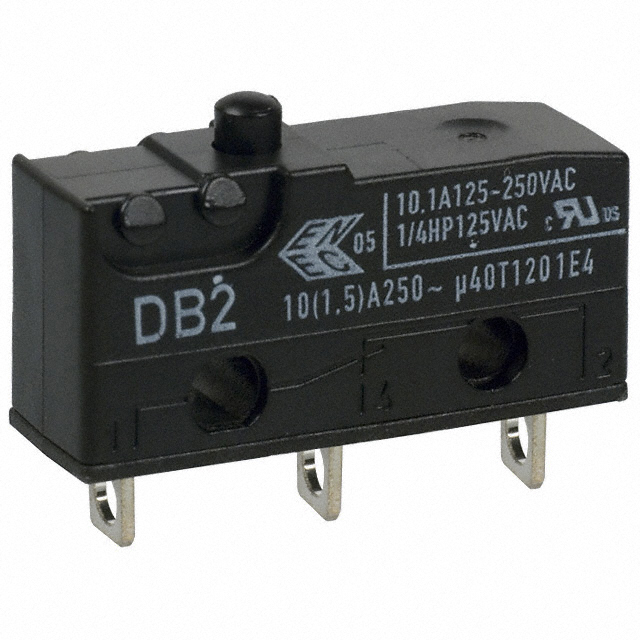 【DB2CA1AA】SWITCH SNAP ACTION SPDT 10A 125V