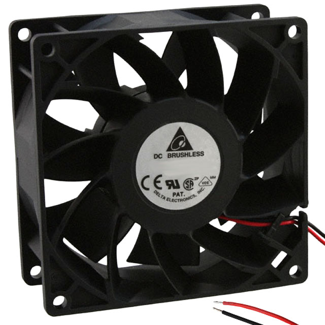 【FFB0912HHE】FAN AXIAL 92X38MM 12VDC WIRE