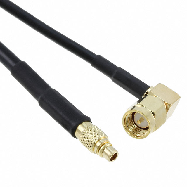 【CBA-SMAMR-MMCXM】COAX CBL SMA TO MMCX 7.8"