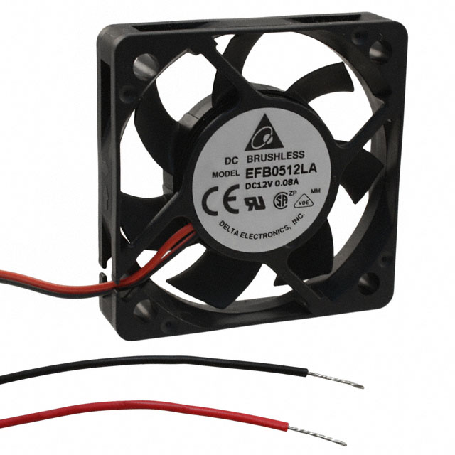 【EFB0512LA】FAN AXIAL 50X10MM 12VDC WIRE