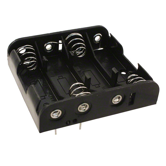 【BH4AAPC】BATTERY HOLDER AA 4 CELL PC PIN
