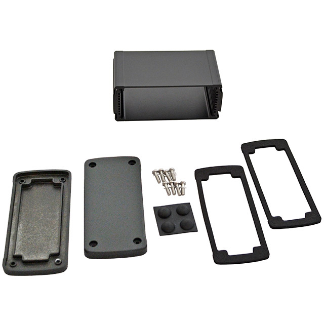 BOX ALUM BLACK 4.53"L X 2.72"W【EXN-23356-BK】